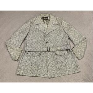 Lakeland Vintage 70’s Geometric 44 Jacket Gray with Belt